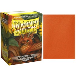 Dragon Shield Sleeves - 100 Standard - Tangerine Matte