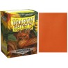 Dragon Shield Sleeves - 100 Standard - Tangerine Matte