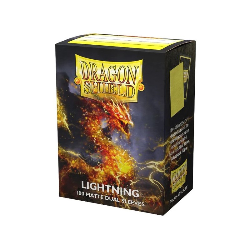 Dragon Shield Sleeves - 100 Standard - Dual Lightning Matte