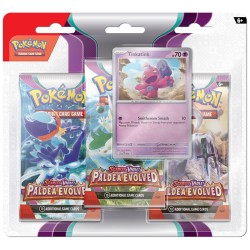 Pokemon Scarlet & Violet Paldea Evolved Tinkatink 3-Pack Blister