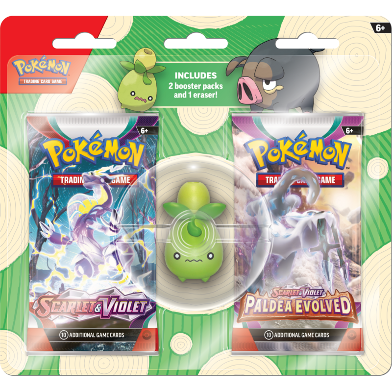 Pokemon TCG: Back to School Eraser Blister 2023 - Smoliv