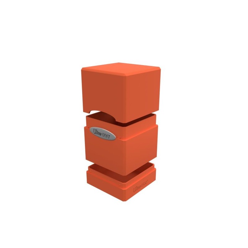 Ultra Pro Satin Tower Box 100+ Pumpkin Orange