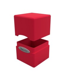 Ultra Pro Satin Cube Box 100+ Apple Red