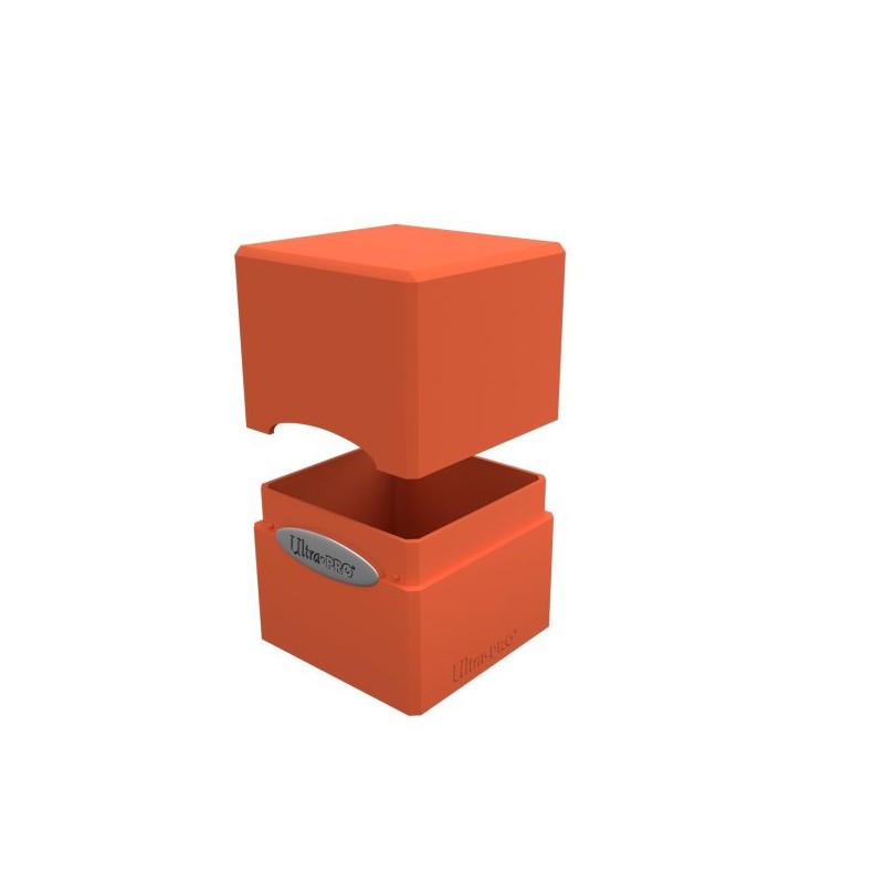 Ultra Pro Satin Cube Box 100+ Pumpkin Orange