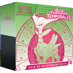 Pokemon TCG Scarlet & Violet - Temporal Forces - Elite Trainer Box Español - Ferroverdor Ex