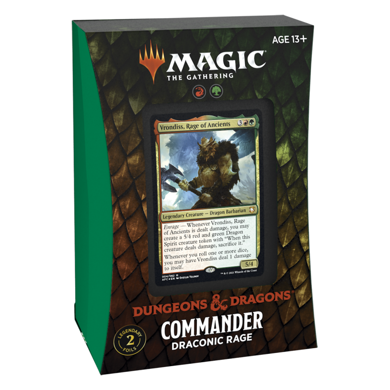 MTG Aventuras en Forgotten Realms - Commander Deck - Draconic Rage