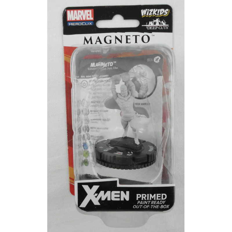 Marvel HeroClix Deep Cuts Unpainted Miniatures Magneto