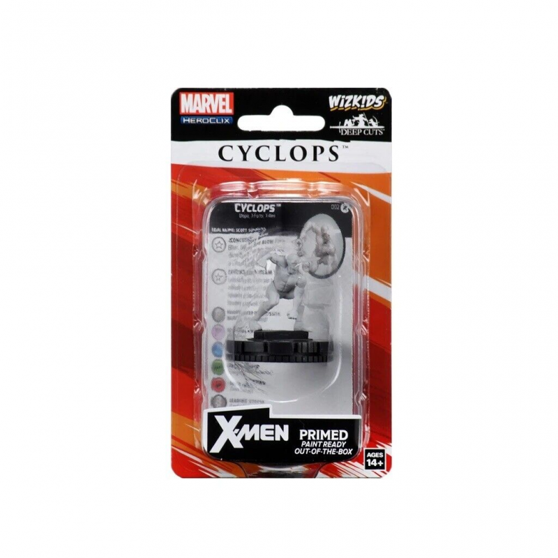Marvel HeroClix Deep Cuts Unpainted Miniatures Cyclops