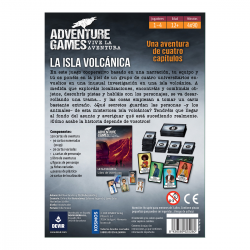 Adventure games: La Isla volcánica