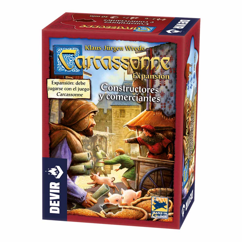 Carcassonne: Expansión Constructores y Comerciantes
