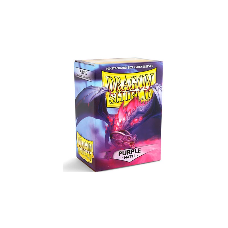 Dragon Shield Sleeves - 100 Standard - Purple Matte