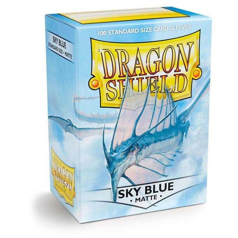 Dragon Shield Sleeves - 100 Standard - Sky Blue Matte