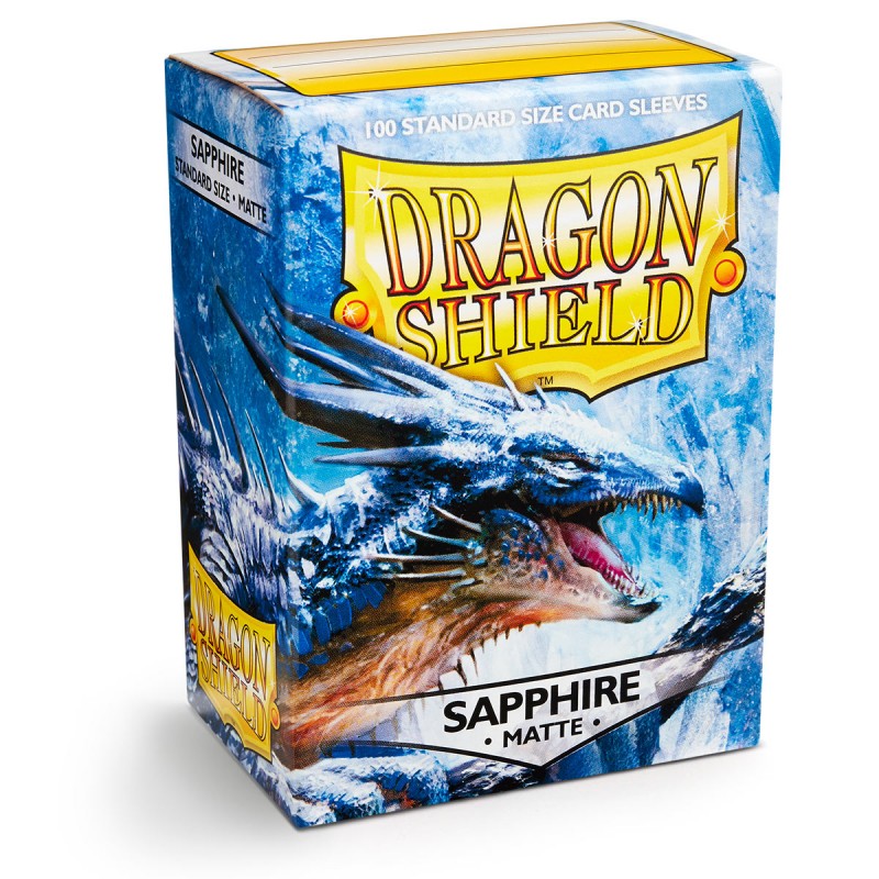 Dragon Shield Sleeves - 100 Standard - Shappire Matte