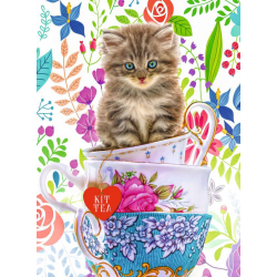 Puzzle Ravensburger - gatito en taza