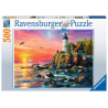 Puzzle Ravensburger - faro al atardecer