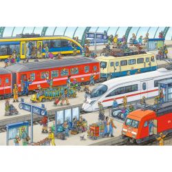 Puzzle Ravensburger - en la estacion de tren