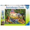 Puzzle Ravensburger - animales en el atardecer