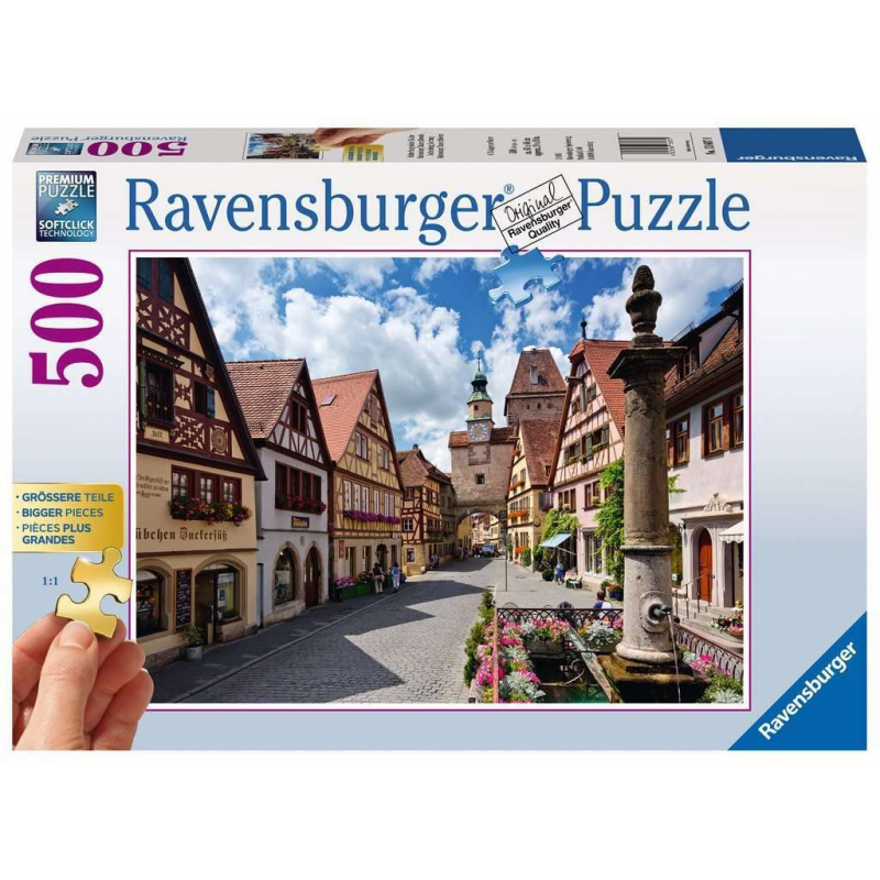 Puzzle Ravensburger - Rothenburg Tauber, Baviera