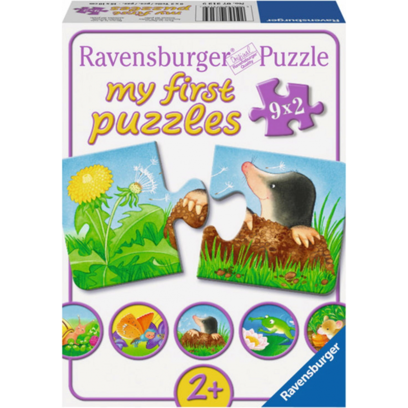 Puzzle Ravensburger - Animales del prado my first puzzles