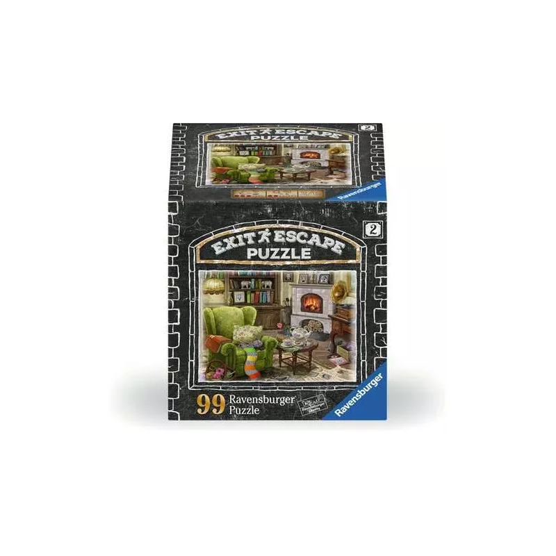 ROMPECABEZAS DE ESCAPE: Sala de estar - Rompecabezas de 99 piezas de Ravensburger