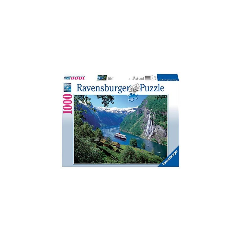 Rompecabezas Ravensburger Fiordo Noruego de 1000 piezas