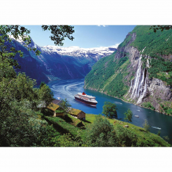 Rompecabezas Ravensburger Fiordo Noruego de 1000 piezas