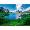 Puzzle Ravensburger Vista de Lofoten, Noruega de 1000 Piezas