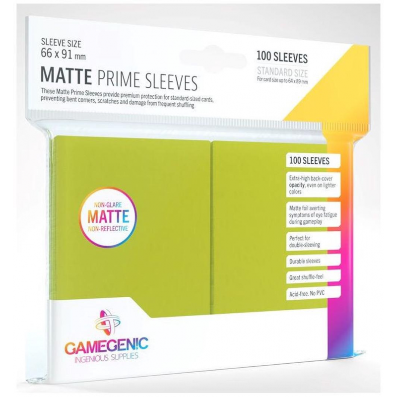 Gamegenic Matt Prime Card Sleeves Lima