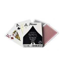 NAIPE POKER 2-JUMBO PLASTICO