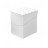 Caja de mazo Deck Box Eclipse 100 Blanco Ultra Pro