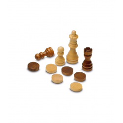 3 EN 1 AJEDREZ - DAMAS - BACKGAMMON