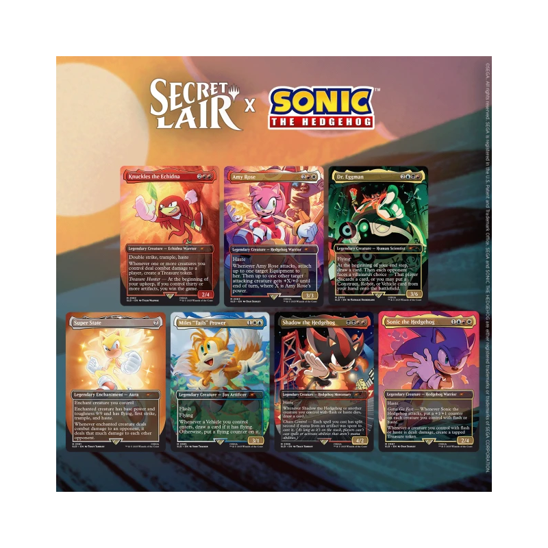 Magic The Gathering: Secret Lair x Sonic: Friends & Foes