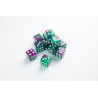 GG GALAXY SERIES - AURORA - D6 DICE SET 16 MM (12 PCS)