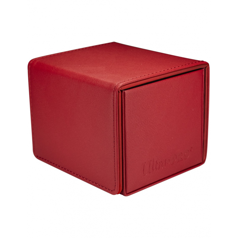 Ultra Pro: Vivid Alcove Edge Deck Box rojo