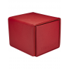 Ultra Pro: Vivid Alcove Edge Deck Box rojo