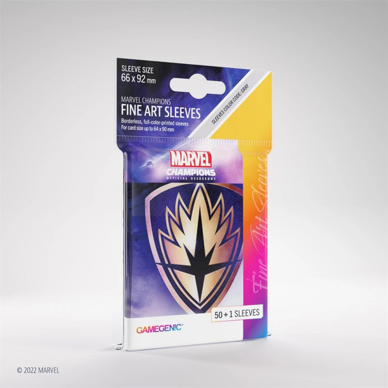 GG MARVEL CHAMPIONS FINE ART SLEEVES – GUARDIANS OF THE GALAXY LOGO