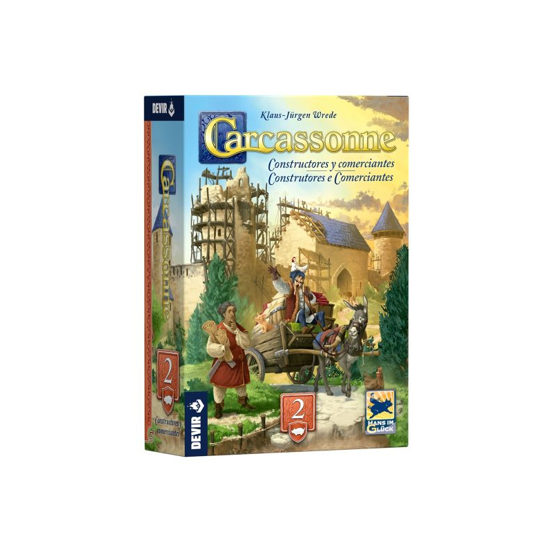 Carcassonne Contructores y Comerciantes 3Edición