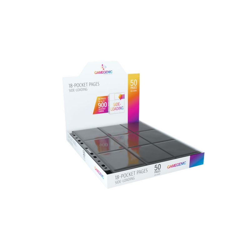 GG ESSENTIAL LINE SIDELOADING 18-POCKET PAGES DISPLAY BLACK