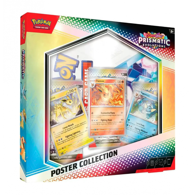 Pokémon TCG: Scarlet & Violet - Prismatic Evolutions Poster Collection (ingles)