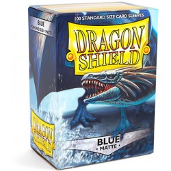 Dragon Shield Sleeves - 100 Standard - Blue Matte