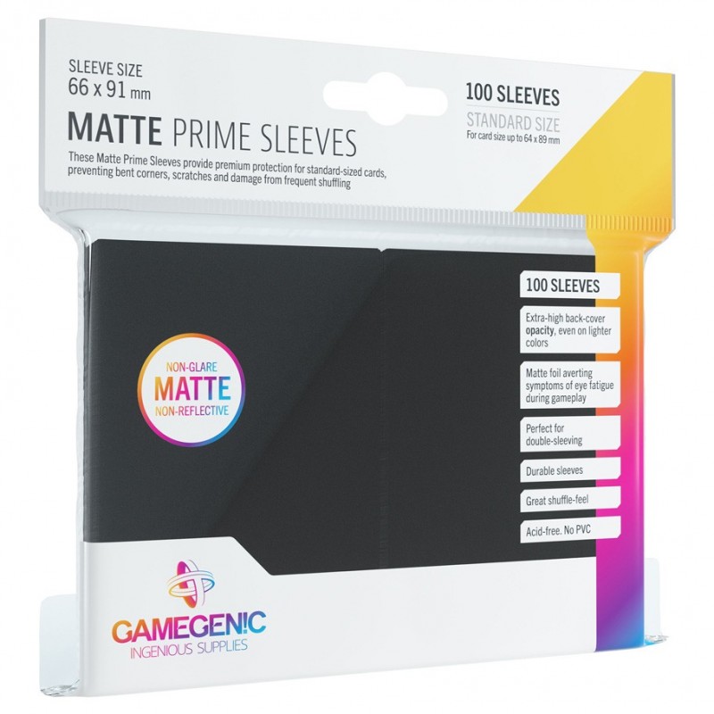 GG: MATTE PRIME Sleeves - Black