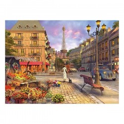 Puzzle Paseo al atardecer - 500 piezas