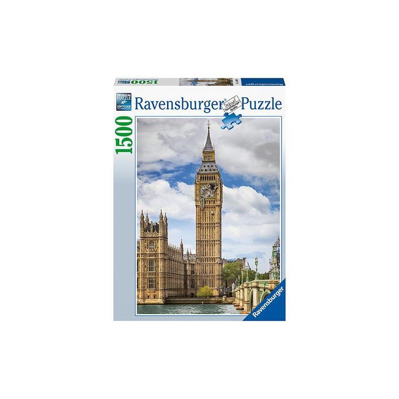 Puzzle Gato en el Big Ben - 1500 piezas
