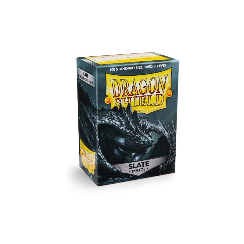 Dragon Shield Sleeves - 100 Standard - Slate Matte
