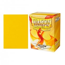 Dragon Shield Sleeves - 100 Standard - Yellow Matte