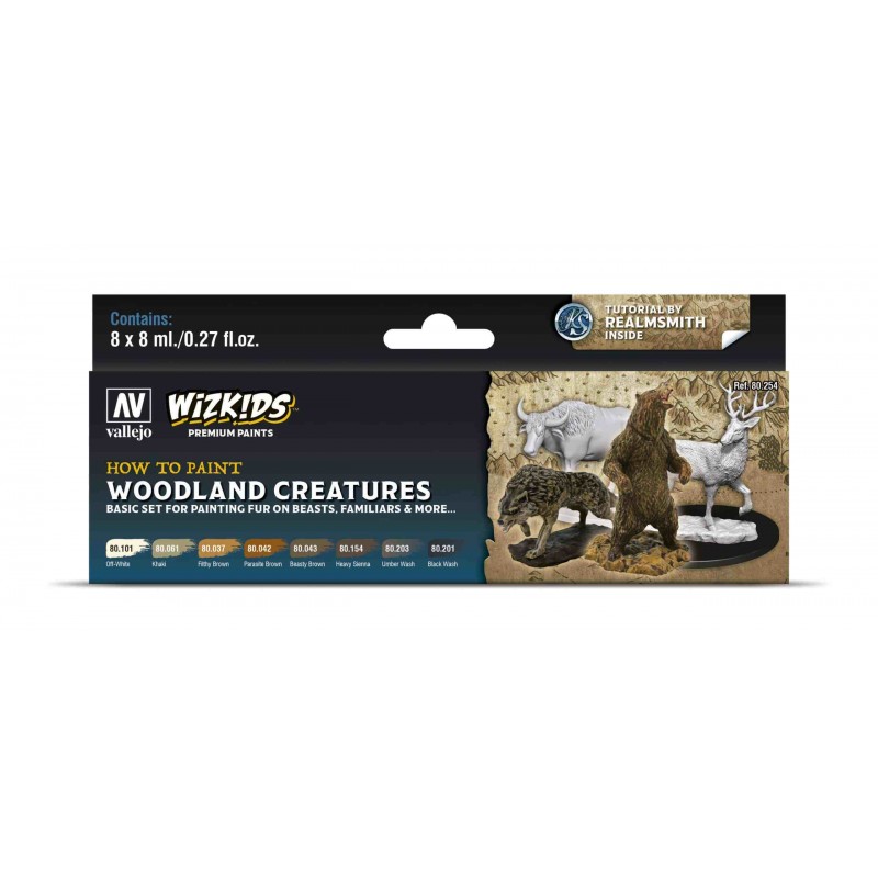 Wizkids Premium Paint Set – Woodland creatures